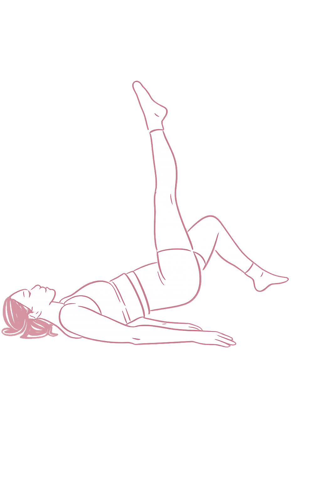 Sharon doing Pilates on the reformer